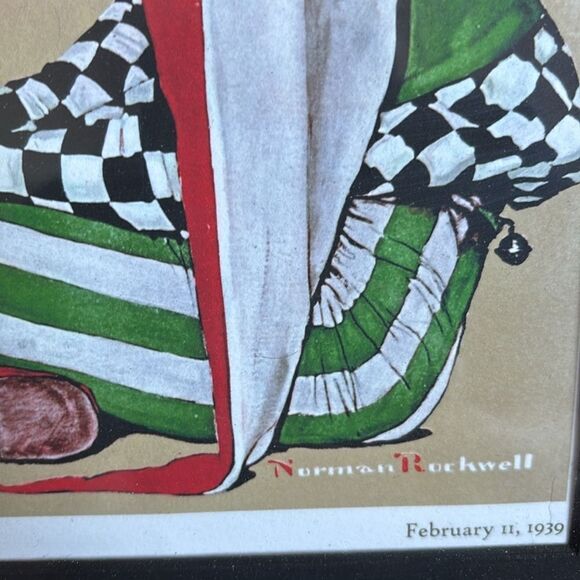 Norman Rockwell print of The Jester - Picture 2 of 4